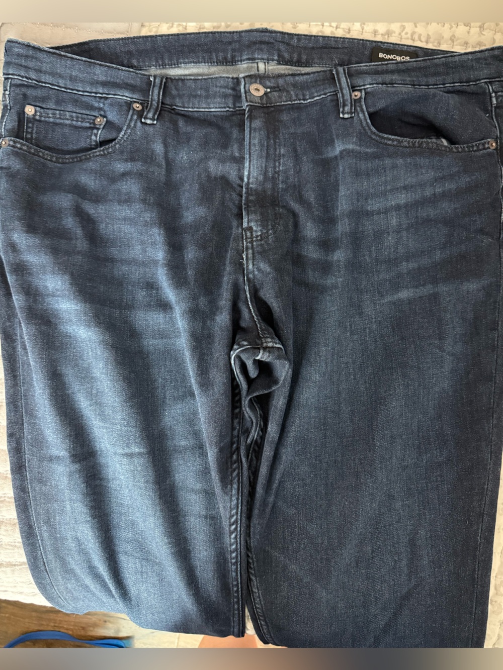 Bonobos Straight Fit Dark Blue Jeans